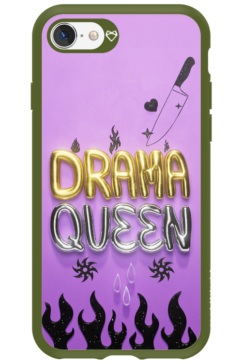 Drama Queen Purple - Apple iPhone 8