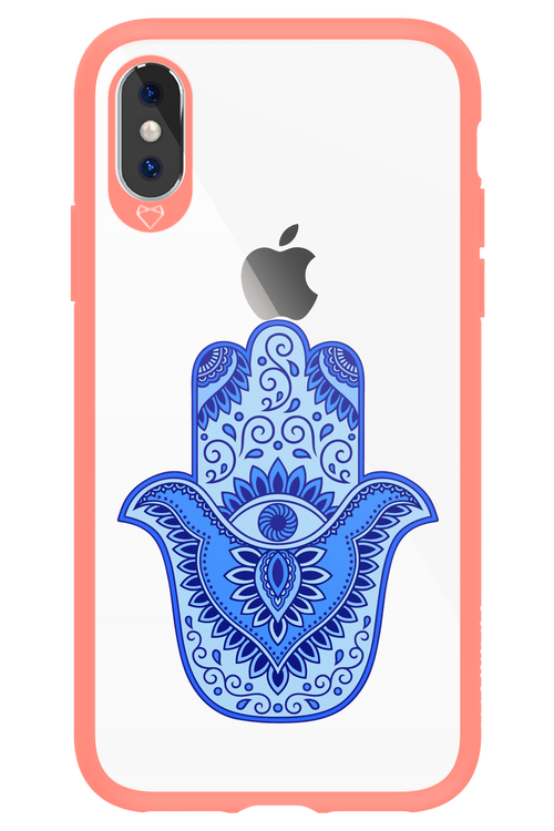 Hamsa Blue - Apple iPhone XS