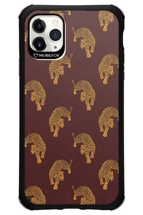 Burgundy Leopard Pattern - Apple iPhone 11 Pro Max