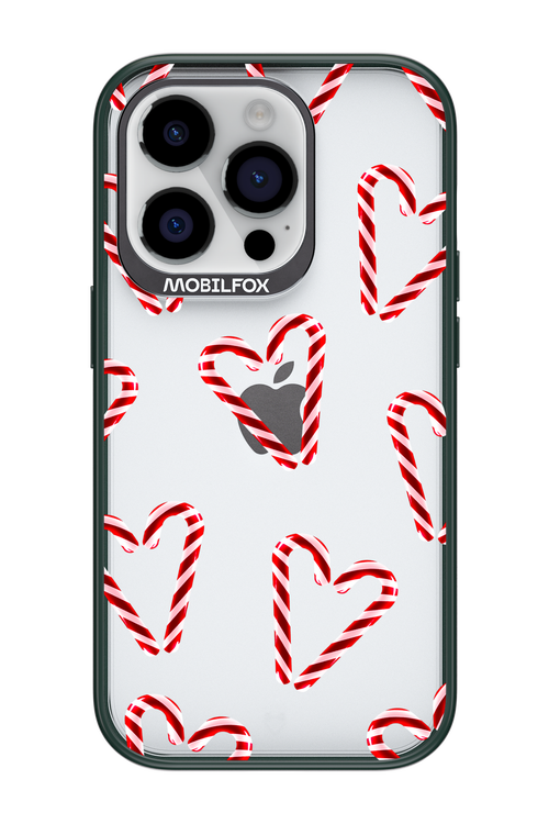 Candy Cane Hearts - Apple iPhone 14 Pro