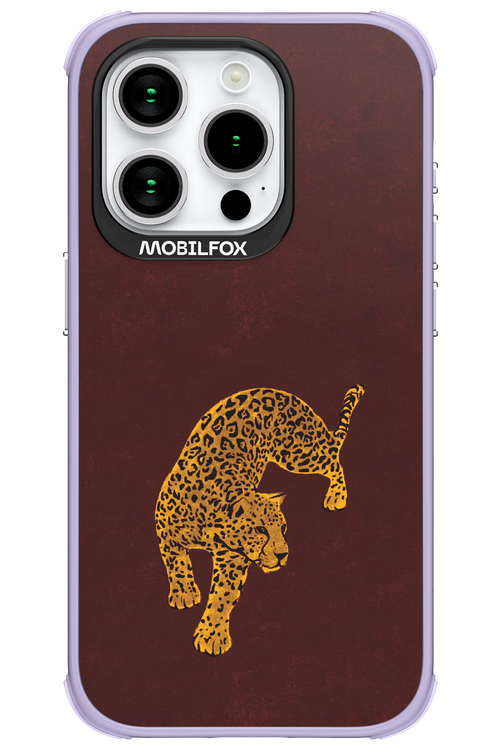 Burgundy Leopard - Apple iPhone 15 Pro