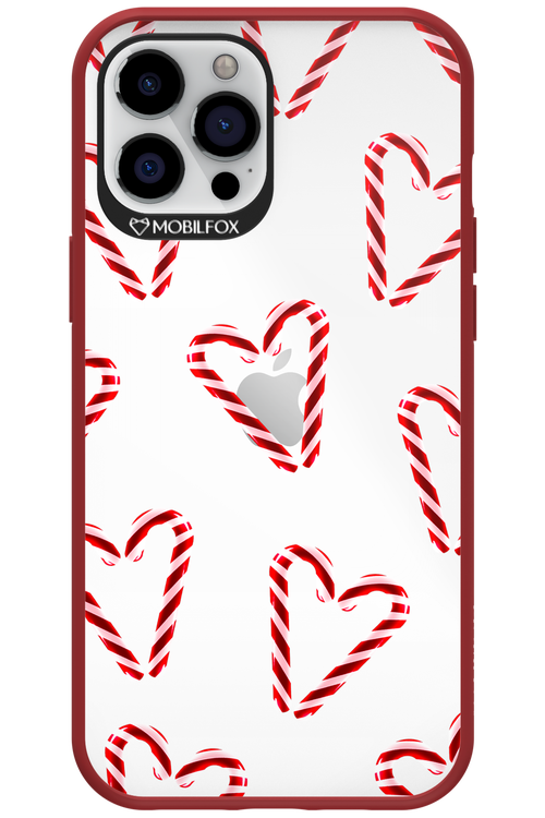 Candy Cane Hearts - Apple iPhone 12 Pro Max