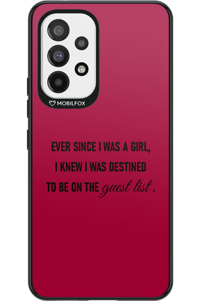 Guest List - Samsung Galaxy A53