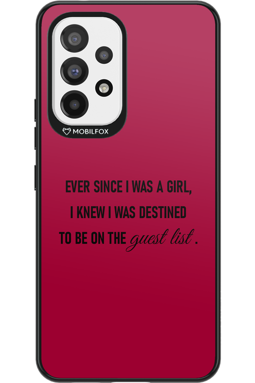 Guest List - Samsung Galaxy A53