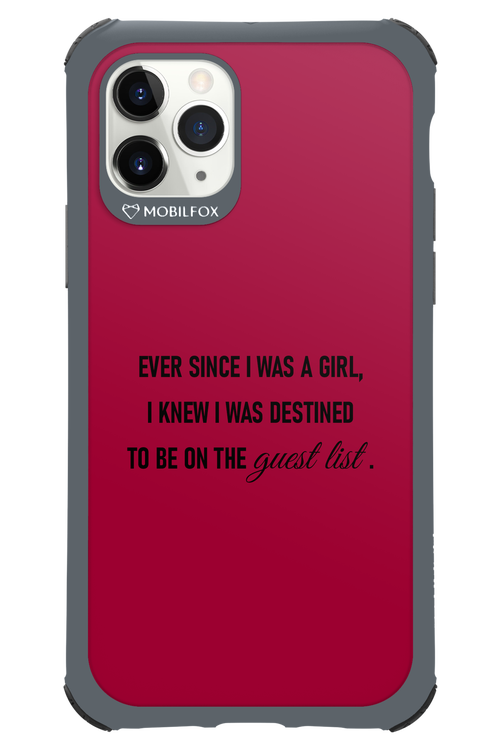 Guest List - Apple iPhone 11 Pro