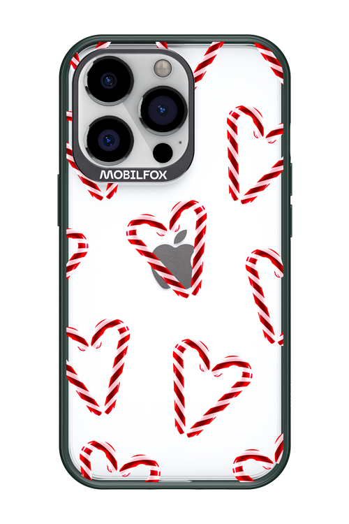 Candy Cane Hearts - Apple iPhone 13 Pro