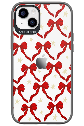 Bow & Stars (Transparent) - Apple iPhone 14 Plus