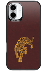 Burgundy Leopard - Apple iPhone 16 Plus