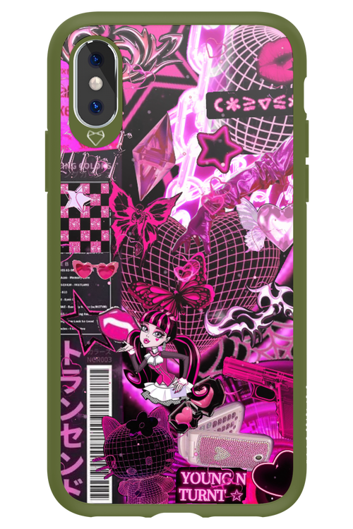 Pink Cyber - Apple iPhone X