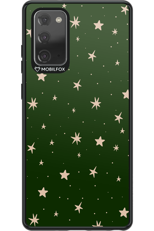 Forest Green Stars - Samsung Galaxy Note 20