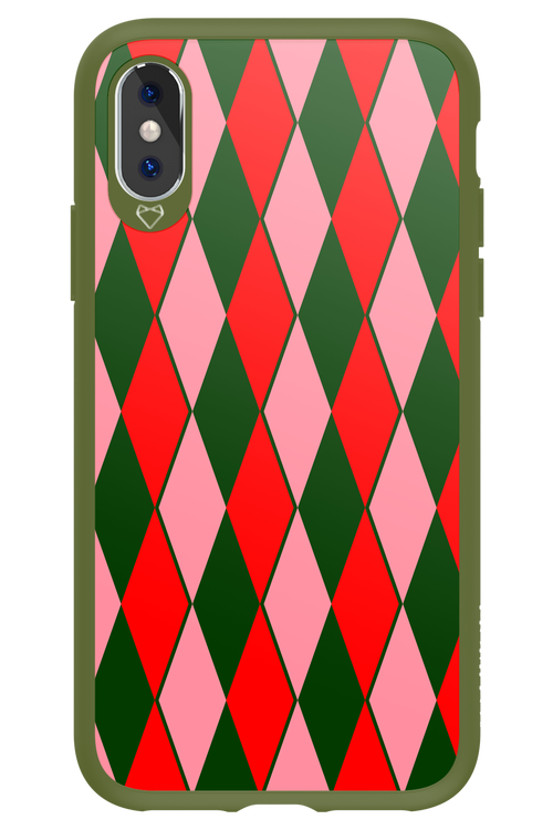 Retro Christmas - Apple iPhone X