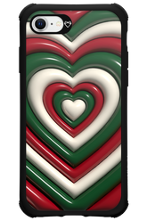 XMAS Hearts - Apple iPhone 8