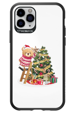 Christmas Bear (Transparent) - Apple iPhone 11 Pro