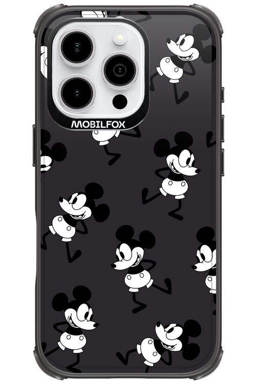 Iconic Mouse (antracite pattern) - Apple iPhone 16 Pro