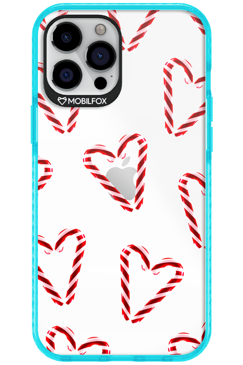 Candy Cane Hearts - Apple iPhone 12 Pro Max