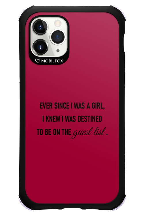 Guest List - Apple iPhone 11 Pro