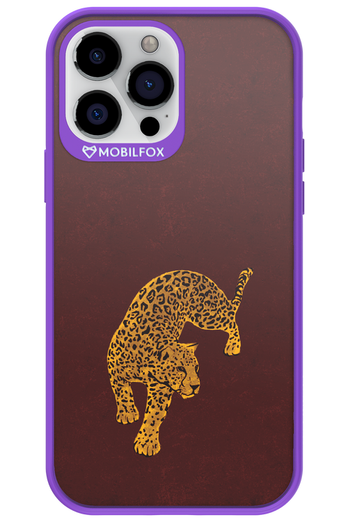 Burgundy Leopard - Apple iPhone 13 Pro Max
