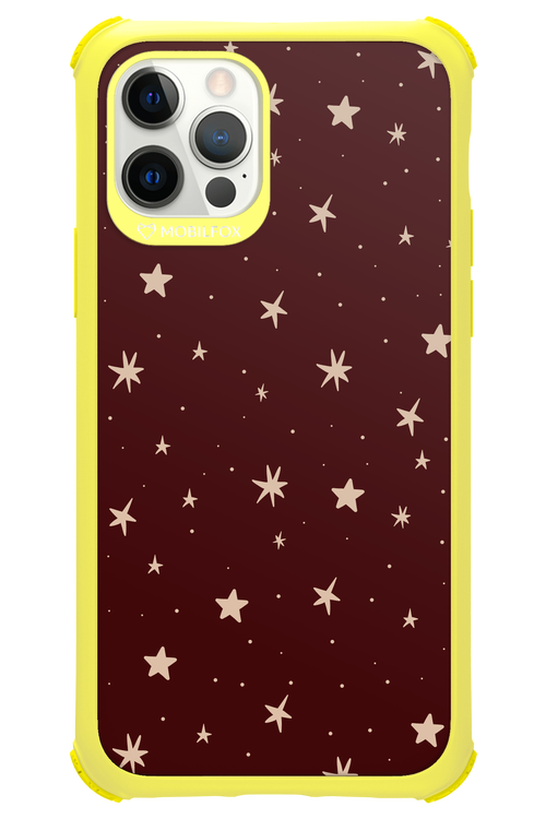 Burgundy Stars - Apple iPhone 12 Pro