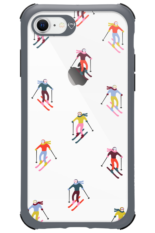 Snow Motion (Transparent) - Apple iPhone 8