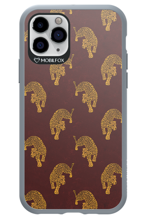 Burgundy Leopard Pattern - Apple iPhone 11 Pro