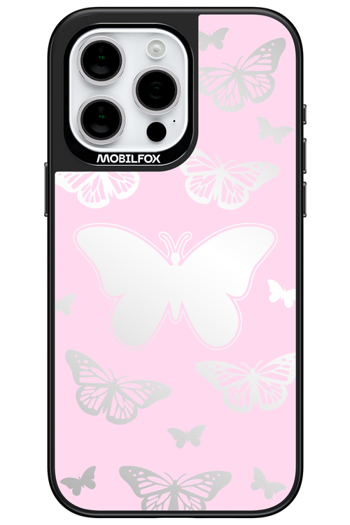 Butterfly Barbie Mirror - Apple iPhone 15 Pro Max