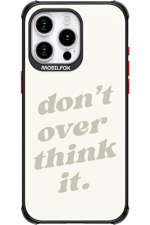 No OverThink - Apple iPhone 15 Pro Max