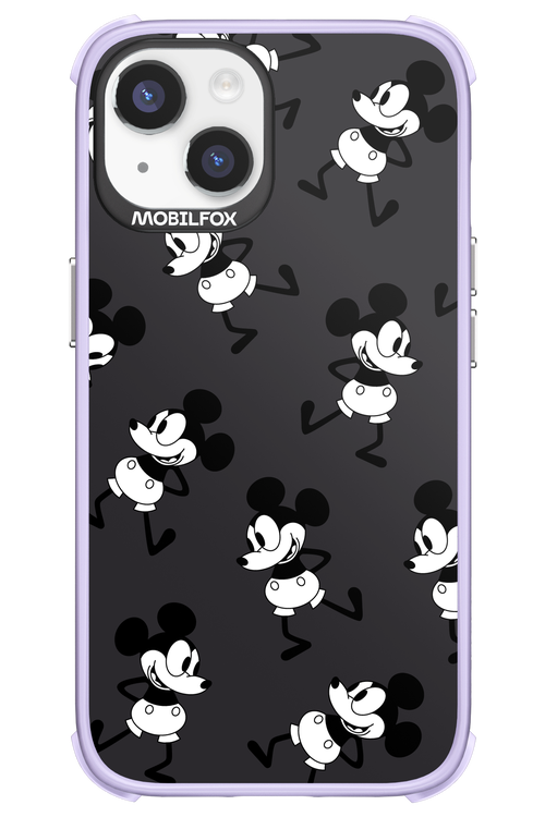 Iconic Mouse (antracite pattern) - Apple iPhone 14