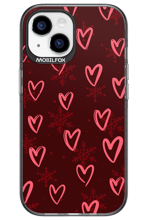 Christmas Hearts - Apple iPhone 15