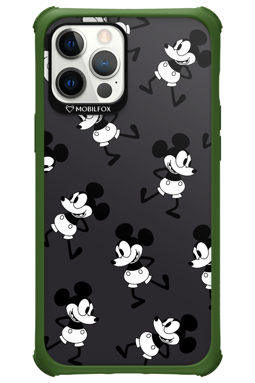 Iconic Mouse (antracite pattern) - Apple iPhone 12 Pro Max