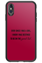 Guest List - Apple iPhone XS Max