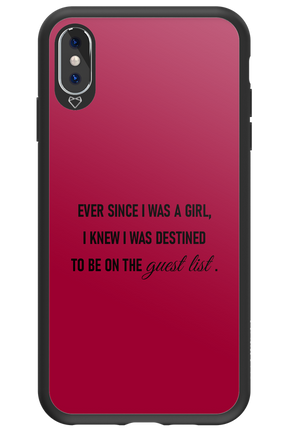 Guest List - Apple iPhone XS Max