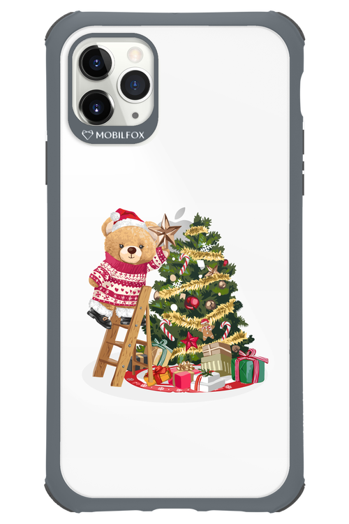 Christmas Bear (Transparent) - Apple iPhone 11 Pro Max