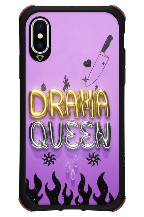 Drama Queen Purple - Apple iPhone X