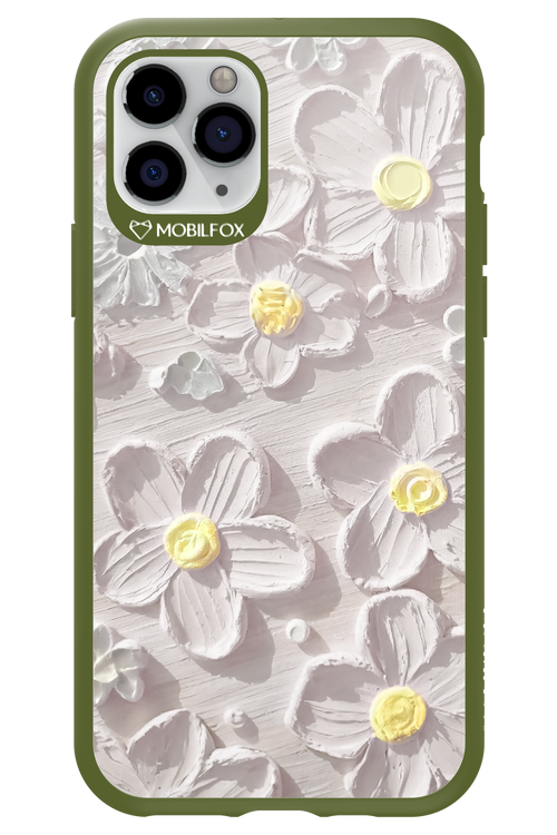 White Flowers - Apple iPhone 11 Pro