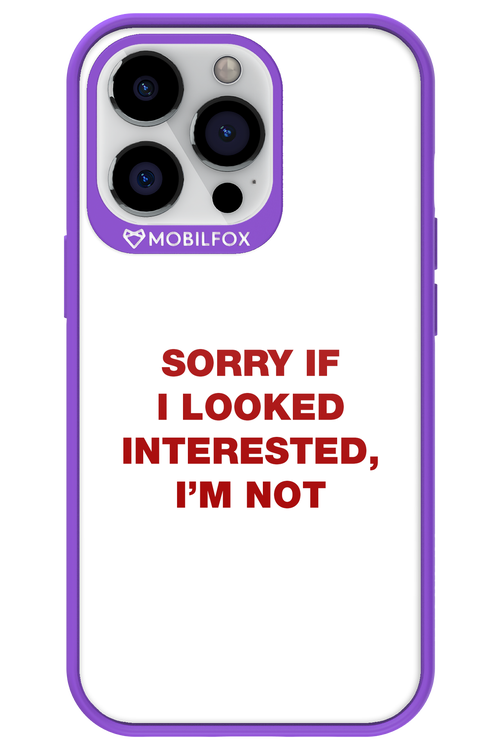 I'm not - Apple iPhone 13 Pro