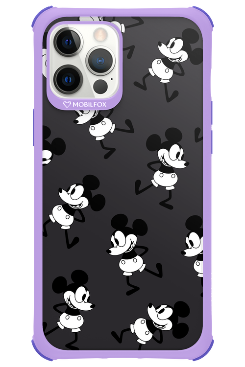 Iconic Mouse (antracite pattern) - Apple iPhone 12 Pro Max