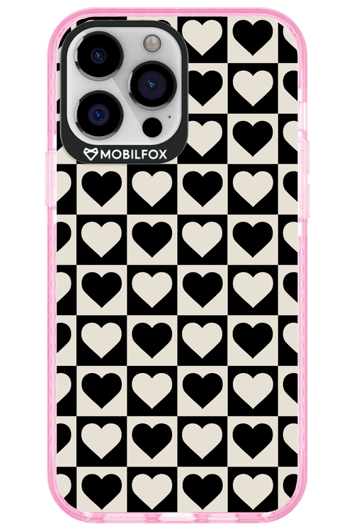 Checkered Heart - Apple iPhone 13 Pro Max