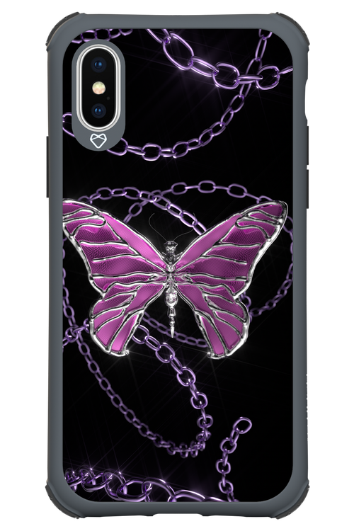 Butterfly Necklace - Apple iPhone XS