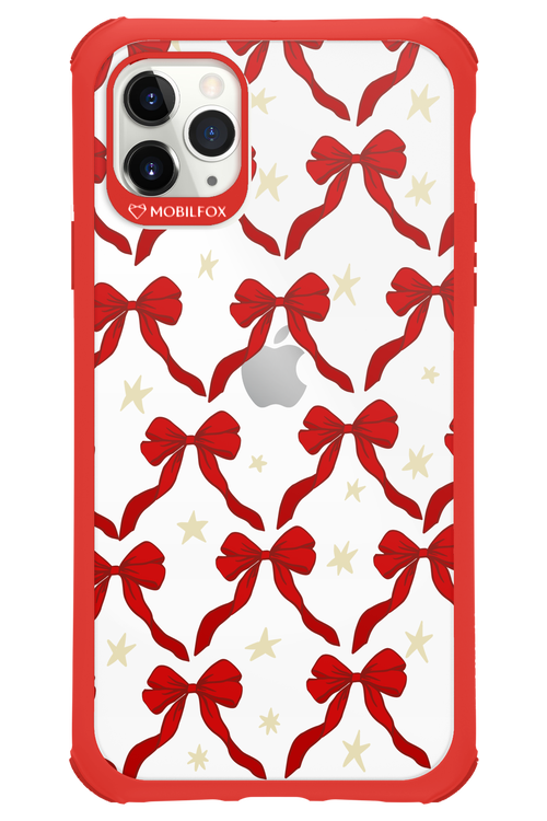 Bow & Stars (Transparent) - Apple iPhone 11 Pro Max