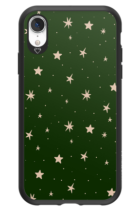 Forest Green Stars - Apple iPhone XR