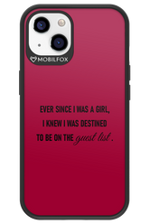 Guest List - Apple iPhone 13