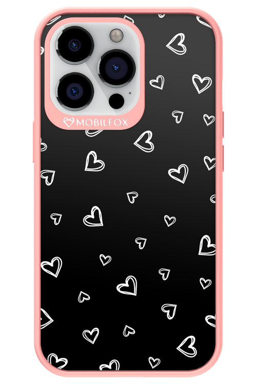 Monochrome Hearts 2.0 - Apple iPhone 13 Pro