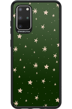 Forest Green Stars - Samsung Galaxy S20+