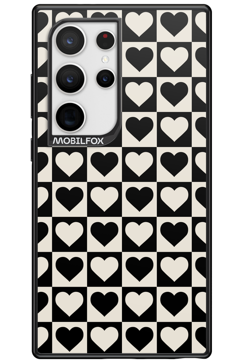 Checkered Heart - Samsung Galaxy S24 Ultra