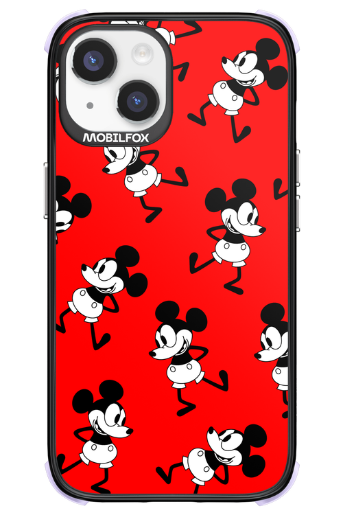 Iconic Mouse (red pattern) - Apple iPhone 14