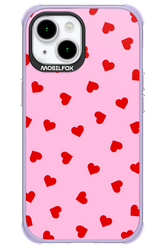 Sprinkle Heart Pink - Apple iPhone 15