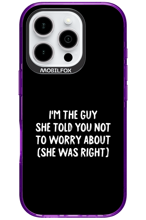 She was right 2.0 - Apple iPhone 16 Pro