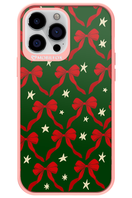 Bow & Stars (Green) - Apple iPhone 13 Pro Max