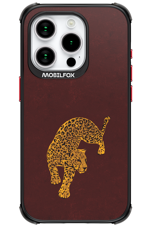 Burgundy Leopard - Apple iPhone 15 Pro