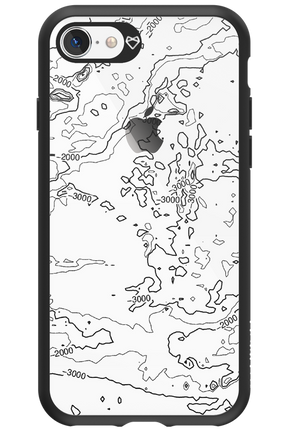 Contour Map - Apple iPhone 8